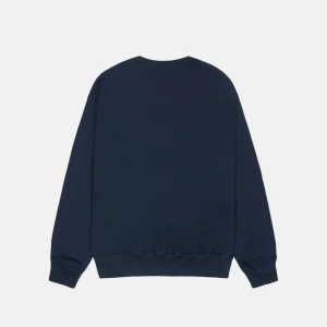 STUSSY SPORT SCRIPT CREW NAVY