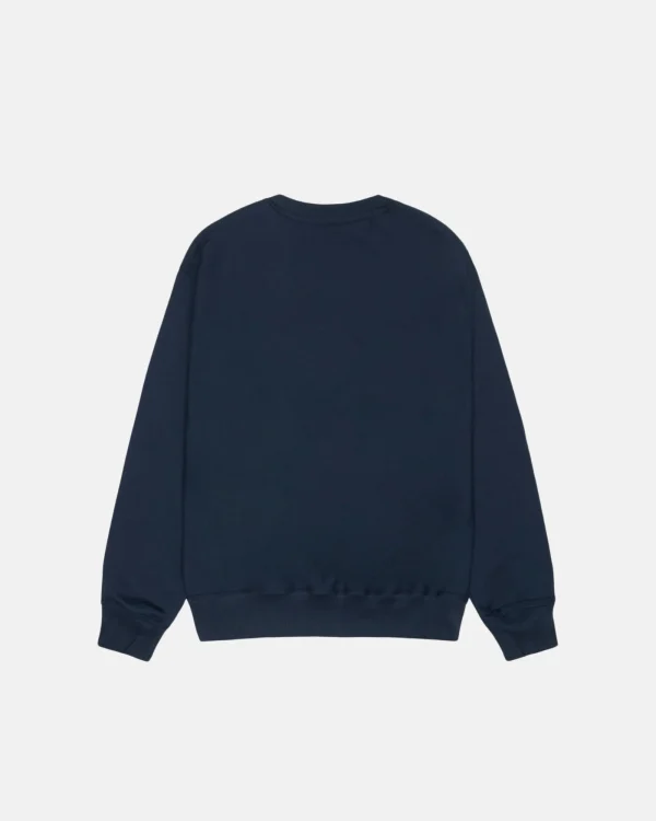 STUSSY SPORT SCRIPT CREW NAVY