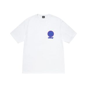 8 BALL GRID TEE-WHITE