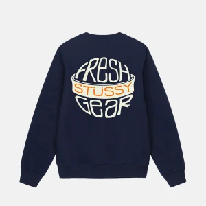 FRESH GEAR NAVY BLUE CREW