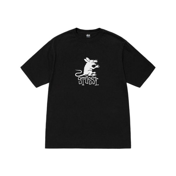 RAT PIGMENT DYED BLACK TEE