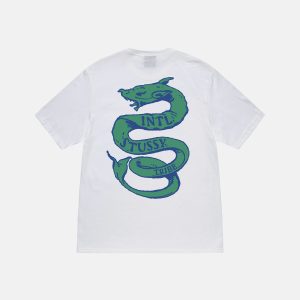 SERPENT TEE-WHITE