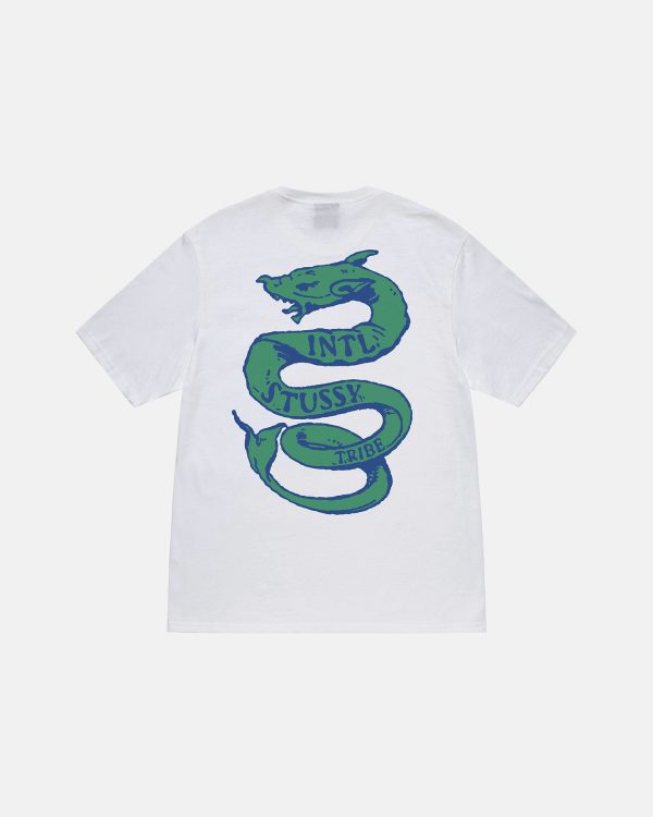 SERPENT TEE-WHITE