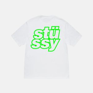 STACKED TEE WHITE