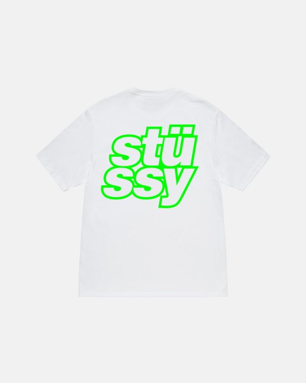 STACKED TEE WHITE