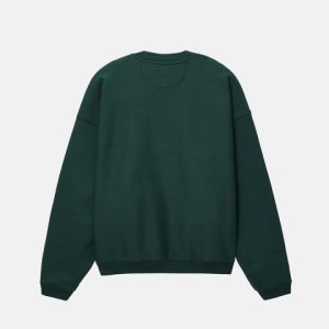 STÜSSY SPORT RELAXED OVERSIZED CREW – Green