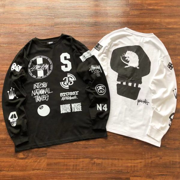 Stussy Bring Noise Rat Skull T-Shirt