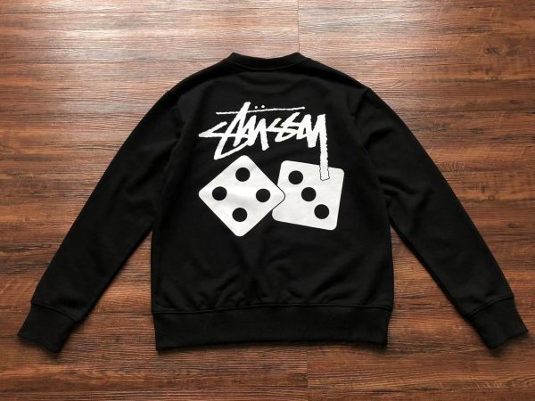 Stussy Dice Pigment Dyed Crew Sweater