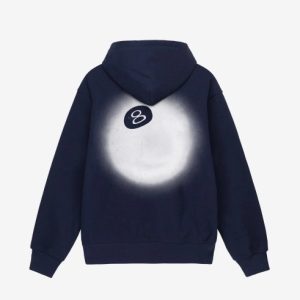 8 BALL FADE HOODIE – BLUE